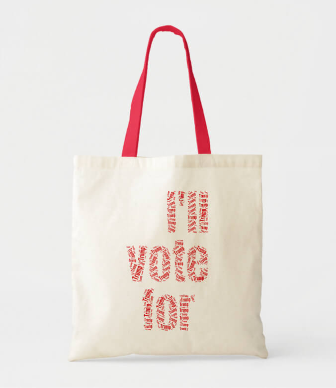 TRUMP vs. HARRIS / I'll vote for… Trump Natural Tote Bag