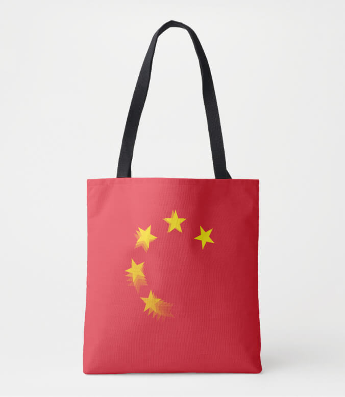 USA vs. CHINA / CHINA Tote Bag