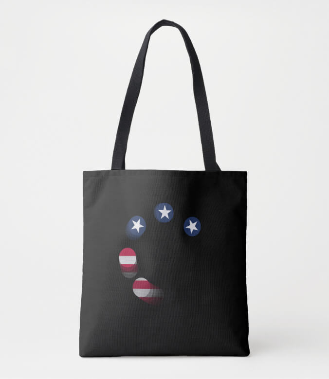 USA vs. CHINA / USA Tote Bag